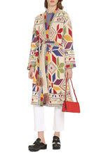 Load image into Gallery viewer, Jacquard knit coat