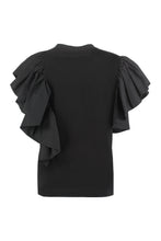 Load image into Gallery viewer, Ruffled cotton t-shirt