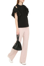Load image into Gallery viewer, Ruffled cotton t-shirt
