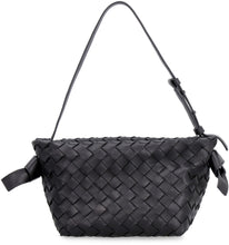 Load image into Gallery viewer, Tie leather shoulder bag