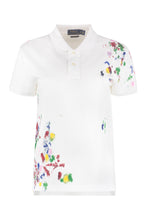 Load image into Gallery viewer, Cotton piqué polo shirt