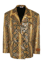 Load image into Gallery viewer, Printed double-breasted jacket