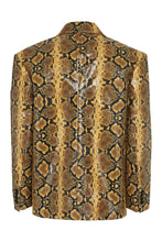 Load image into Gallery viewer, Printed double-breasted jacket