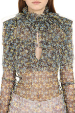 Load image into Gallery viewer, Printed frill blouse
