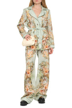 Load image into Gallery viewer, Printed silk pajama blouse
