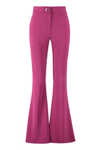 Load image into Gallery viewer, Flared crêpe trousers

