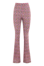 Load image into Gallery viewer, Printed high-rise trousers
