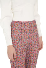 Load image into Gallery viewer, Printed high-rise trousers
