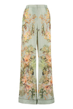 Load image into Gallery viewer, Printed silk wide-leg trousers
