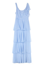 Load image into Gallery viewer, Ruffled georgette long dress
