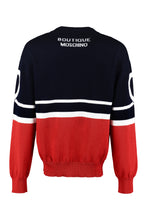 Load image into Gallery viewer, Cotton-cashmere blend crew-neck pullover
