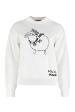 Load image into Gallery viewer, Cotton-cashmere blend crew-neck pullover
