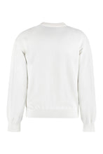 Load image into Gallery viewer, Cotton-cashmere blend crew-neck pullover
