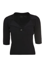 Load image into Gallery viewer, Murcia ribbed knit polo shirt
