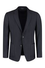 Load image into Gallery viewer, Wool single-breasted blazer
