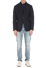 Load image into Gallery viewer, Wool single-breasted blazer
