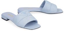 Load image into Gallery viewer, Leather slides with logo
