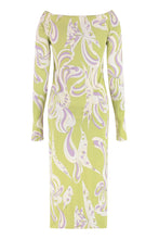 Load image into Gallery viewer, Printed jersey sheath-dress
