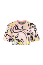 Load image into Gallery viewer, Printed cropped sweatshirt
