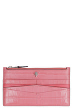 Load image into Gallery viewer, Skull croco-print leather wallet
