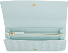 Load image into Gallery viewer, Leather flap-over wallet
