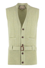 Load image into Gallery viewer, Knitted wool vest
