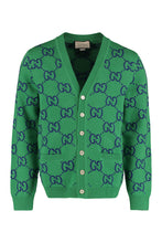 Load image into Gallery viewer, GG jacquard knit cardigan
