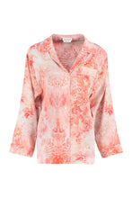 Load image into Gallery viewer, Printed silk pajama blouse
