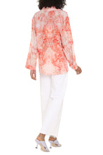 Load image into Gallery viewer, Printed silk pajama blouse
