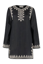 Load image into Gallery viewer, Embroidered linen tunic
