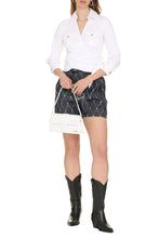 Load image into Gallery viewer, Cotton shirt with bow
