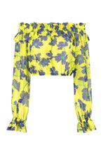 Load image into Gallery viewer, Spritz printed silk blouse
