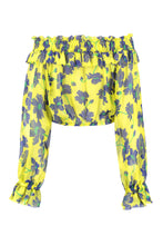 Load image into Gallery viewer, Spritz printed silk blouse

