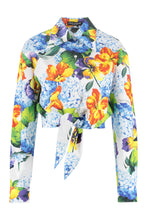 Load image into Gallery viewer, Floral print poplin shirt
