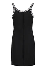 Load image into Gallery viewer, Embellished mini sheat-dress
