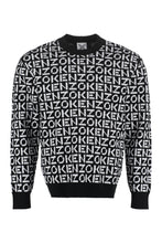 Load image into Gallery viewer, All over logo crew-neck sweater
