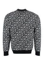 Load image into Gallery viewer, All over logo crew-neck sweater
