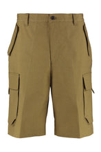 Load image into Gallery viewer, Cotton cargo bermuda shorts
