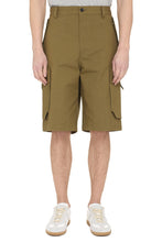 Load image into Gallery viewer, Cotton cargo bermuda shorts
