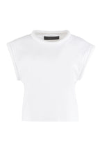 Load image into Gallery viewer, Cotton crew-neck T-shirt
