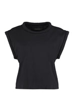 Load image into Gallery viewer, Cotton crew-neck T-shirt
