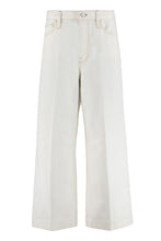 Load image into Gallery viewer, High-waist wide-leg jeans
