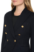 Load image into Gallery viewer, Stretch double-breasted blazer
