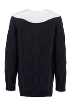 Load image into Gallery viewer, Contrasting collar cardigan
