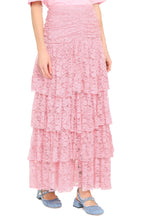 Load image into Gallery viewer, Marsala lace skirt
