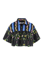 Load image into Gallery viewer, Floral print cotton blouse
