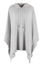 Load image into Gallery viewer, Hooded wool poncho
