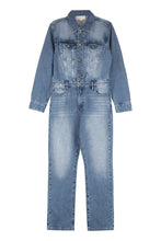 Load image into Gallery viewer, Long denim jumpsuit
