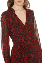 Load image into Gallery viewer, Printed georgette dress
