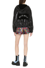 Load image into Gallery viewer, Sequin full-zip sweatshirt
